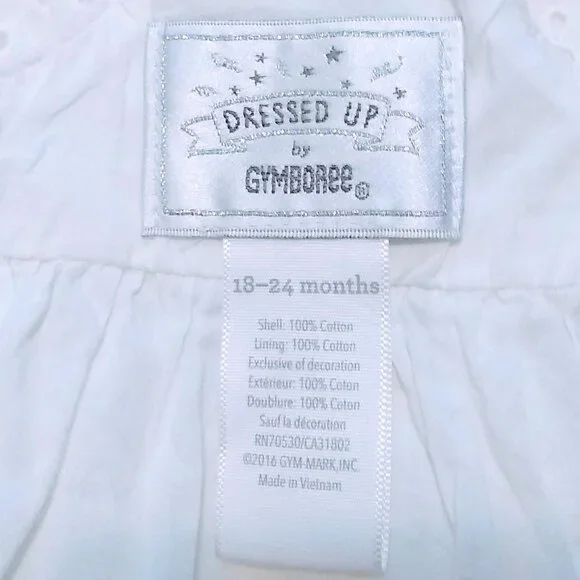 Gymboree Baby and Toddler Girl Eyelet Dress Size 18-24 - Picture 9 of 9